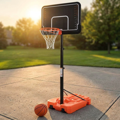 6.6-10Ft Height Adjustment Outdoor Basketball System with Vertical Jump Measurement