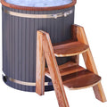 Ice Bath Tub | Cold-Plunge Therapy | Cold Plunge Tub | Up-Right Ice Bath | 118 Gallon Water Capacity | Steps & Cover Included | 37.5” x 33.25”