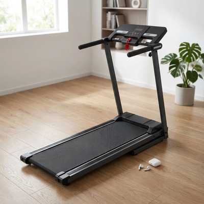 Folding Treadmill for Home - 2.5HP Motor, Incline, Bluetooth Speaker, 0.5-7.5MPH Speed, Compact Design - for Home Gym and Small Spaces