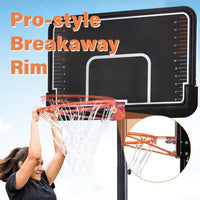 6.6-10Ft Height Adjustment Outdoor Basketball System with Vertical Jump Measurement